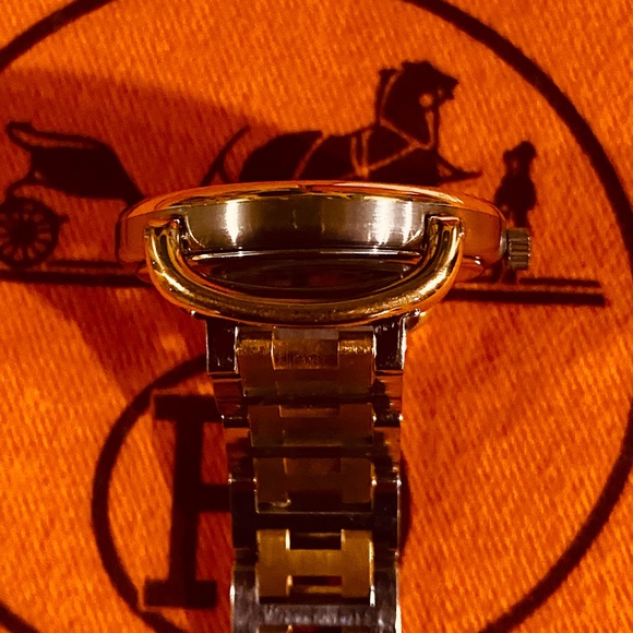 🛑SOLD🛑 ⏰⏱🕰Authentic Hermes Two Tone Clipper Watch - Picture 9 of 16